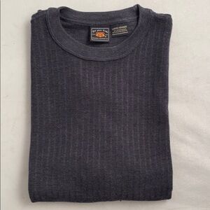 Route 66 navy ribbed crew neck sweater L